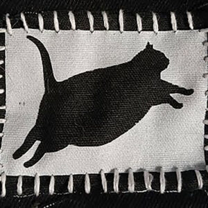 Fat Cat Handmade Cloth Patch